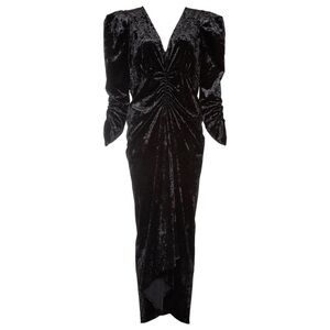 Isabel Marant Elegant Black Velvet Dress